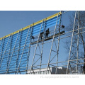 stofonderdrukking wind hek muur windbreker hek